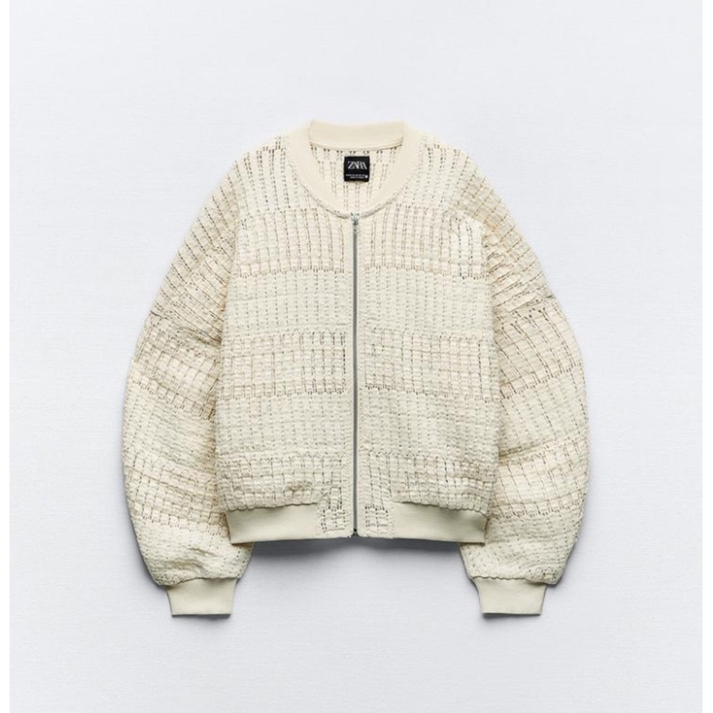 BNWT Zara Rustic Bomber Size small